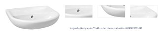 Umývadlo Jika Lyra plus 55x45 cm bez otvoru pre batériu H8143820001091 1