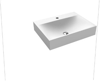 Umývadlo Kaldewei Silenio 3044 60x46 cm alpská biela otvor pre batériu, bez prepadu 904306303001