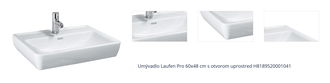 Umývadlo Laufen Pro 60x48 cm  s otvorom uprostred H8189520001041 1