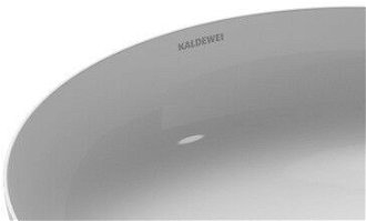 Umývadlo na dosku Kaldewei Miena 3181 38x38 cm alpská biela bez otvoru pre batériu, bez prepadu KW3181 6