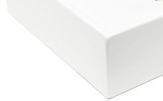 Umývadlo SAT Cube Way 60x42 cm otvor pre batériu uprostred SATCW6042 8