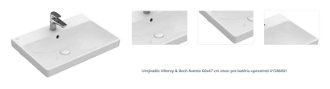 Umývadlo Villeroy & Boch Avento 60x47 cm otvor pre batériu uprostred 41586001 1