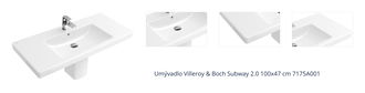 Umývadlo Villeroy & Boch Subway 2.0 100x47 cm 7175A001 1