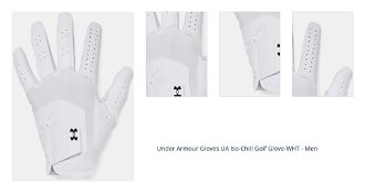 Under Armour Gloves UA Iso-Chill Golf Glove-WHT - Men 1