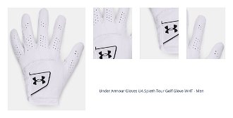 Under Armour Gloves UA Spieth Tour Golf Glove-WHT - Men 1