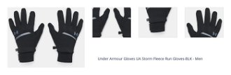 Under Armour Gloves UA Storm Fleece Run Gloves-BLK - Men 1
