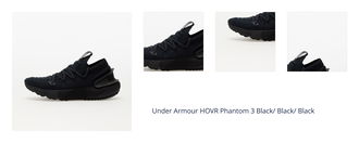 Under Armour HOVR Phantom 3 Black/ Black/ Black 1