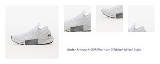 Under Armour HOVR Phantom 3 White/ White/ Black 1