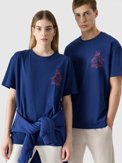 Unisex fanúšikovské tričko - tmavomodré