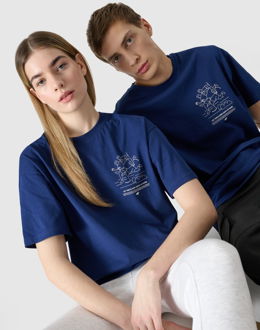 Unisex fanúšikovské tričko - tmavomodré