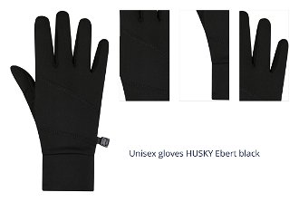 Unisex gloves HUSKY Ebert black 1