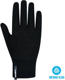 Unisex merino gloves HUSKY Merglov black