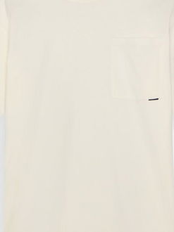 Unisex oversize tričko bez potlače - krémové 5