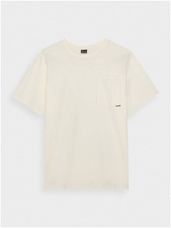 Unisex oversize tričko bez potlače - krémové