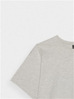 Unisex oversize tričko bez potlače - šedé 6