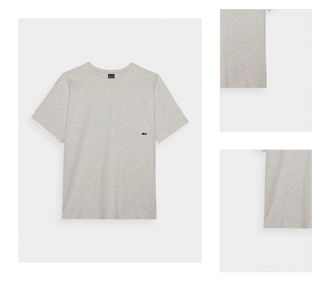 Unisex oversize tričko bez potlače - šedé 3