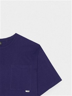 Unisex oversize tričko bez potlače - tmavomodré 7