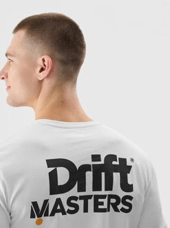 Unisex regular tričko s potlačou 4F x Drift Masters - biele 7