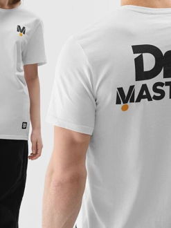 Unisex regular tričko s potlačou 4F x Drift Masters - biele 5