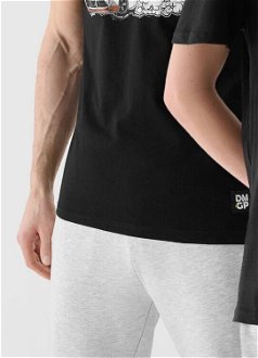 Unisex regular tričko s potlačou 4F x Drift Masters - čierne 8
