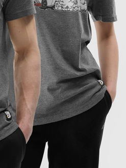 Unisex regular tričko s potlačou 4F x Drift Masters - šedé 9
