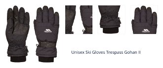 Unisex Ski Gloves Trespass Gohan II 1