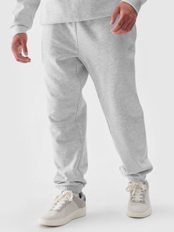 Unisex teplákové nohavice typu jogger - šedé