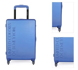 United Colors of Benetton Kabinový cestovní kufr UCB 35 l - modrá 3