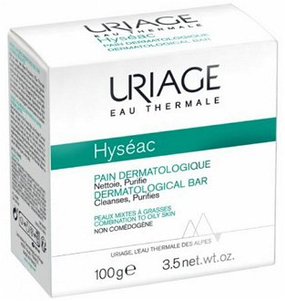 URIAGE Hyséac Pain Tuhé mydlo na tvár pre mastnú pleť 100 g 2