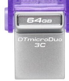 USB kľúč Kingston DataTraveler MicroDuo 3C, 64GB, USB 3.2 (gen 1) s USB-C konektorom 8