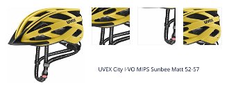 UVEX City I-VO MIPS Sunbee Matt 52-57 Prilba na bicykel 1