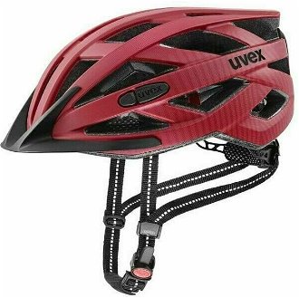 UVEX City I-VO Ruby Red Matt 52-57 Prilba na bicykel