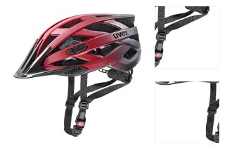 UVEX I-VO CC Red/Black Matt 56-60 Prilba na bicykel 3
