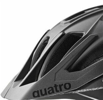 UVEX Quatro CC All Black 52-57 Prilba na bicykel 6