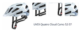 UVEX Quatro Cloud Camo 52-57 Prilba na bicykel 1