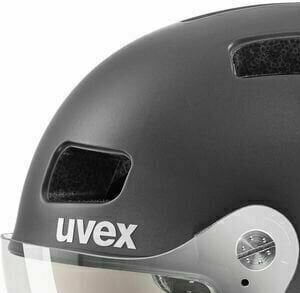 UVEX Rush Visor Dark Silver Mat 55-58 Prilba na bicykel 6