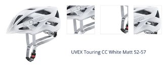 UVEX Touring CC White Matt 52-57 Prilba na bicykel 1