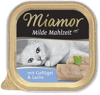 Vanička MIAMOR Milde Mahlzeit hydina + losos 100g