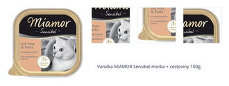 Vanička MIAMOR Sensibel morka + cestoviny 100g 1