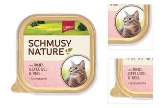 Vanicka Schmusy Nature´s Menu hovadzia hydina 100g 3