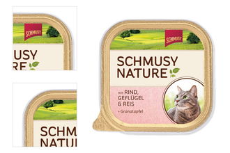 Vanicka Schmusy Nature´s Menu hovadzia hydina 100g 4