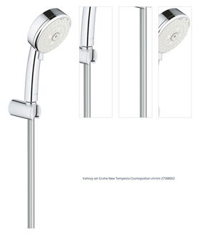 Sprchová hlavica s hadicou Grohe New Tempesta Cosmopolitan chróm 27588002 1