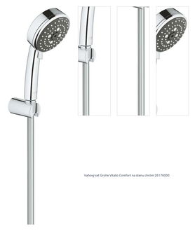 Vaňový set Grohe Vitalio Comfort na stenu chróm 26176000 1