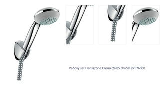 Vaňový set Hansgrohe Crometta 85 chróm 27576000 1