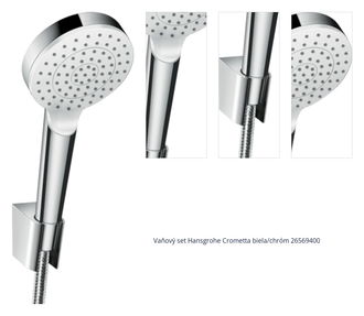 Vaňový set Hansgrohe Crometta biela/chróm 26569400 1