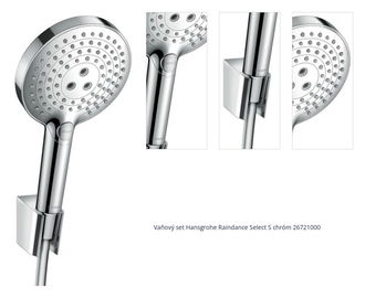 Sprchová hlavica s hadicou Hansgrohe Raindance Select S chróm 26721000 1