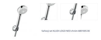 Vaňový set KLUDI LOGO NEO chróm 6801005-00 1