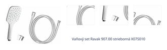 Vaňový set Ravak 907.00 strieborná X07S010 1