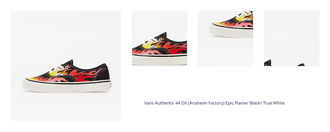 Vans Authentic 44 DX (Anaheim Factory) Epic Flame/ Black/ True White 1