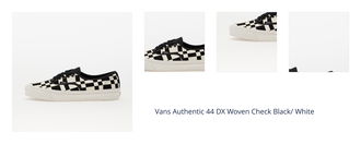 Vans Authentic 44 DX Woven Check Black/ White 1